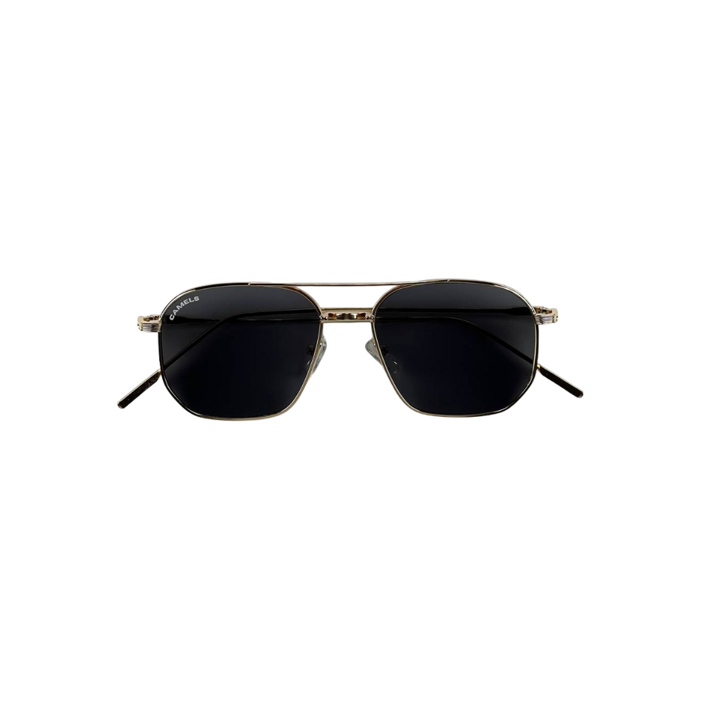 gold aviator sunglasses