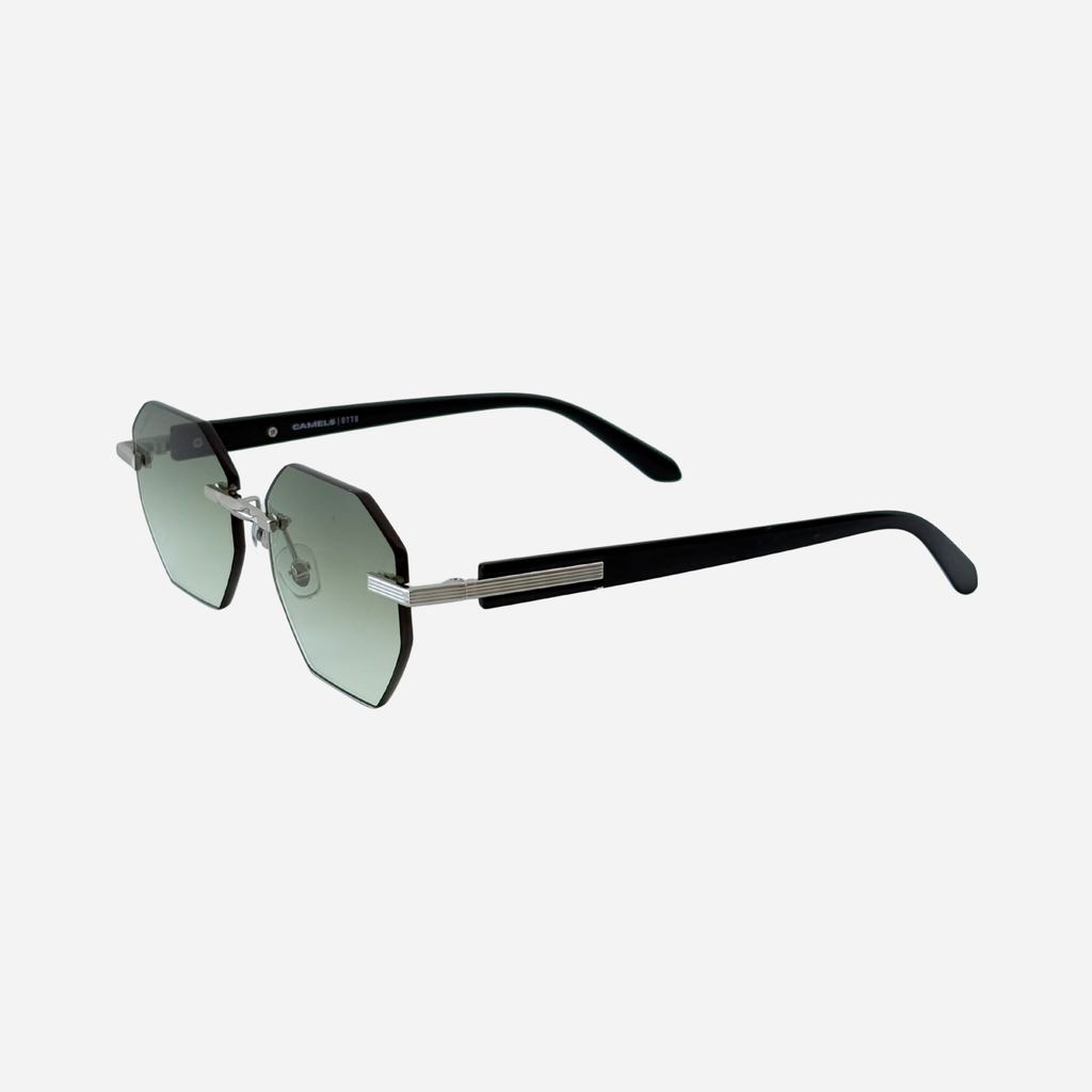 Otto silver black gradient green