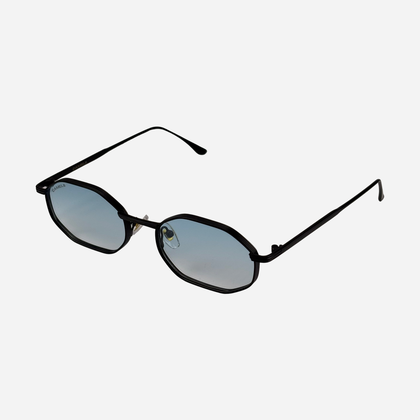 Shop Oval Blue Sunglasses