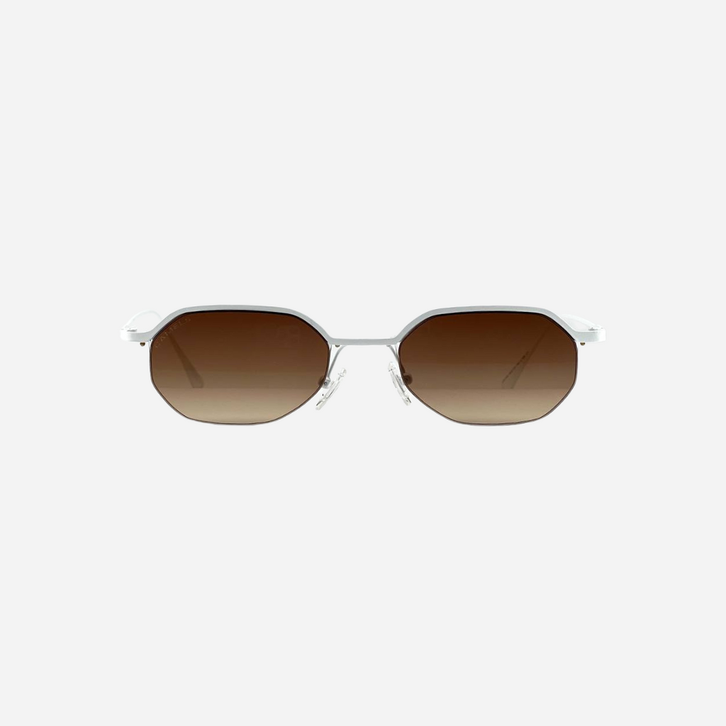 white frame sunglasses