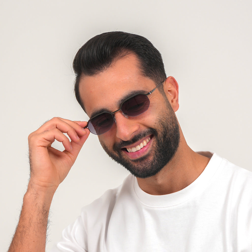 grey capri sunglasses