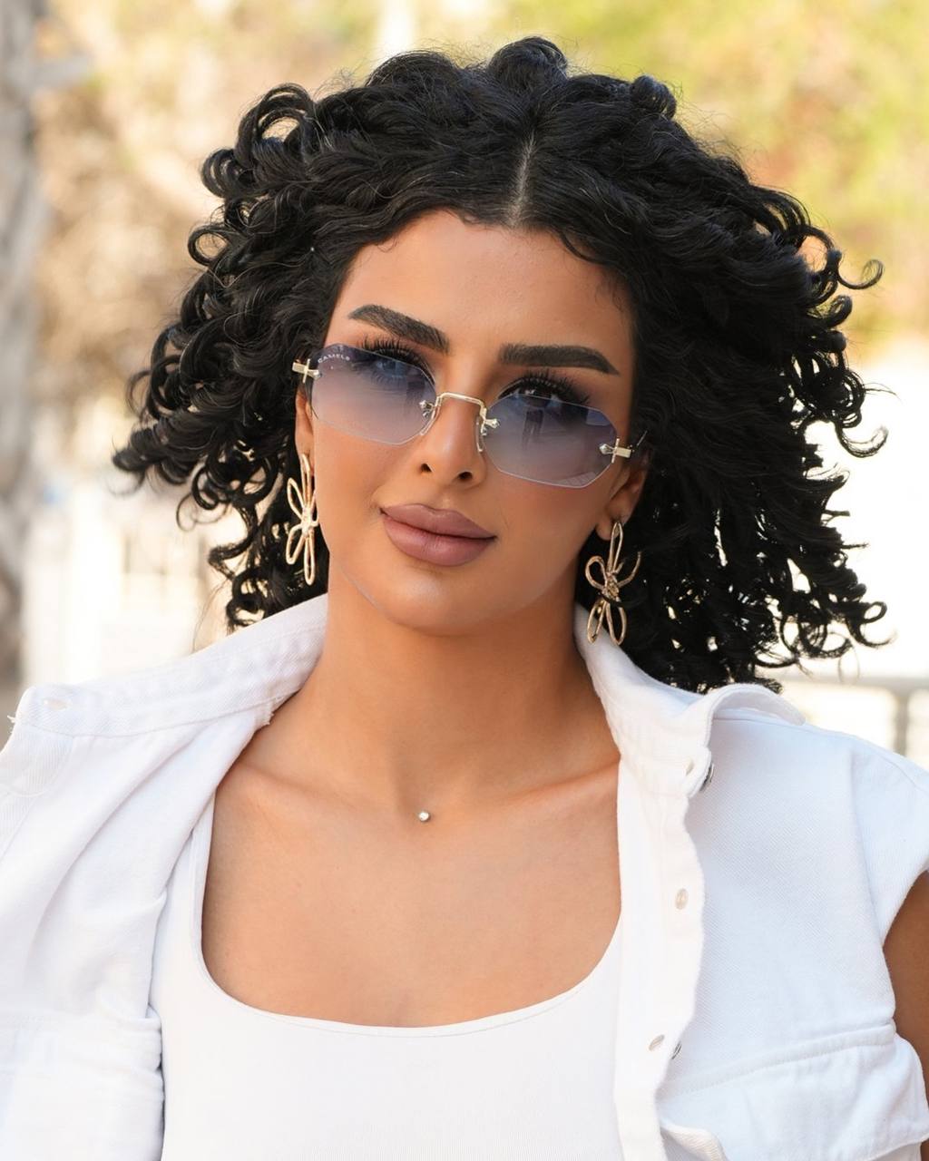 blue lens sunglasses