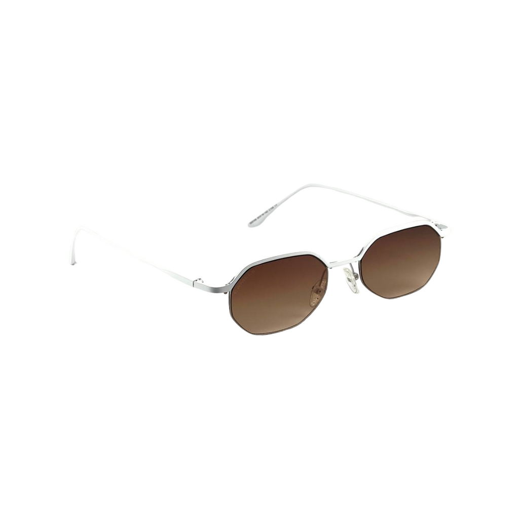 white frame sunglasses