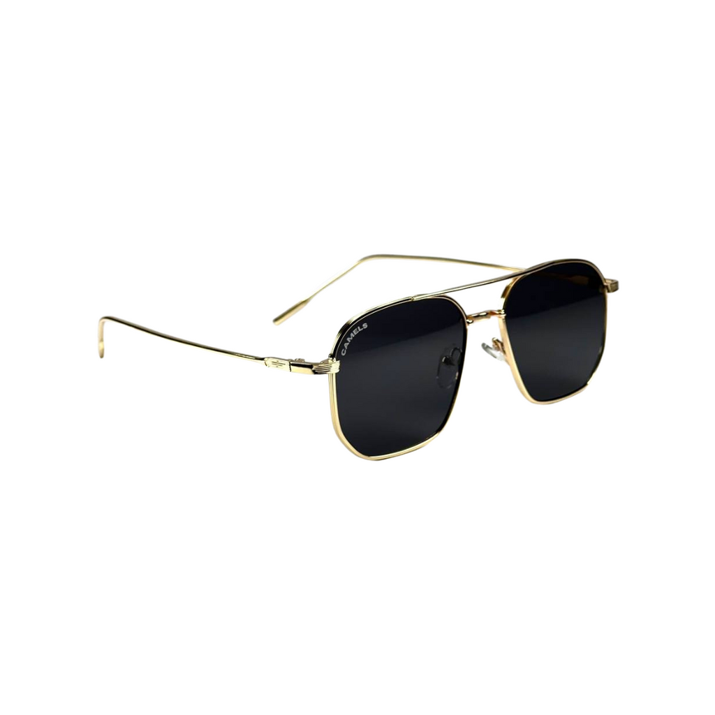 gold aviator sunglasses