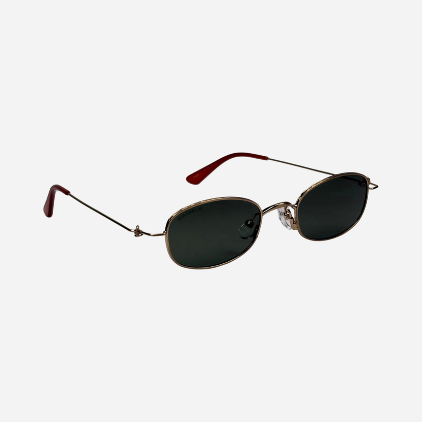 Shop Tie Gold Sunglasses