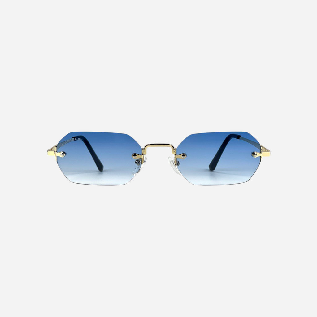 blue lens sunglasses