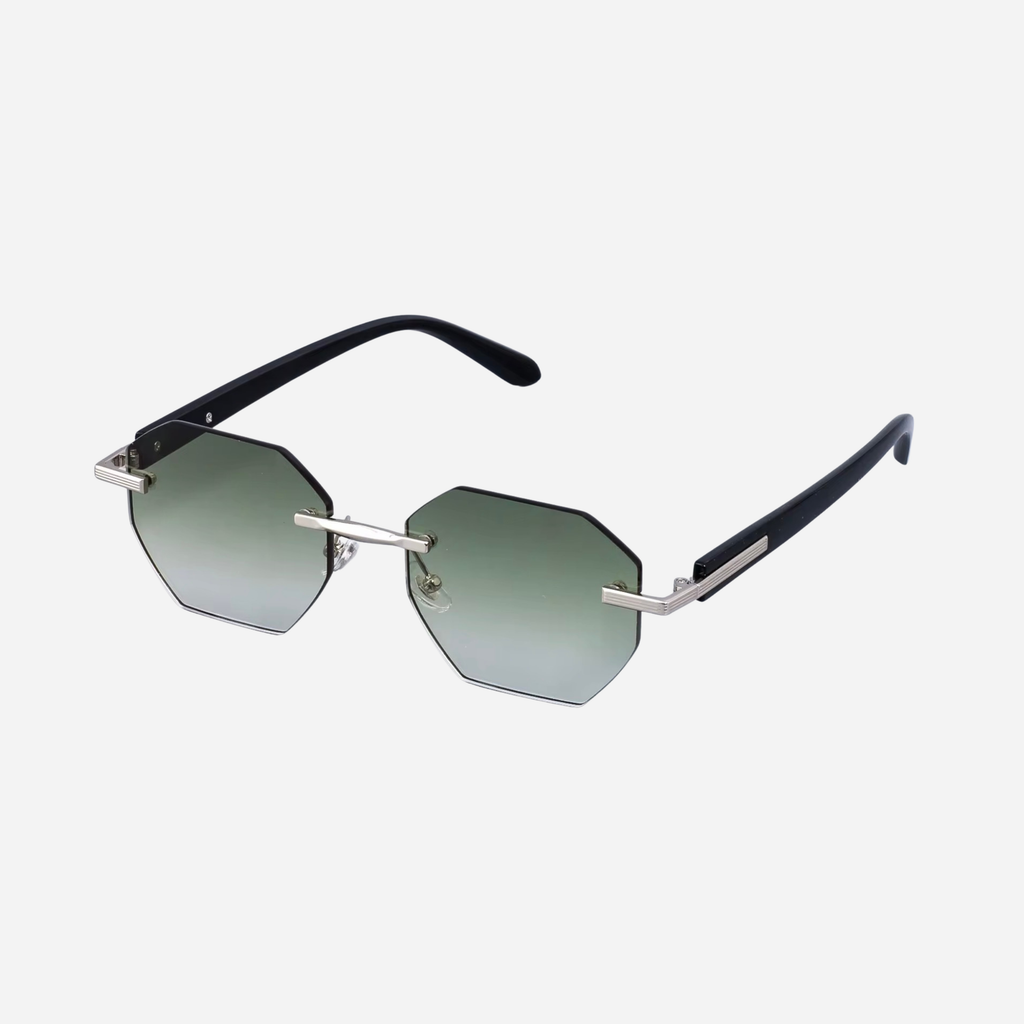 Otto silver black gradient green
