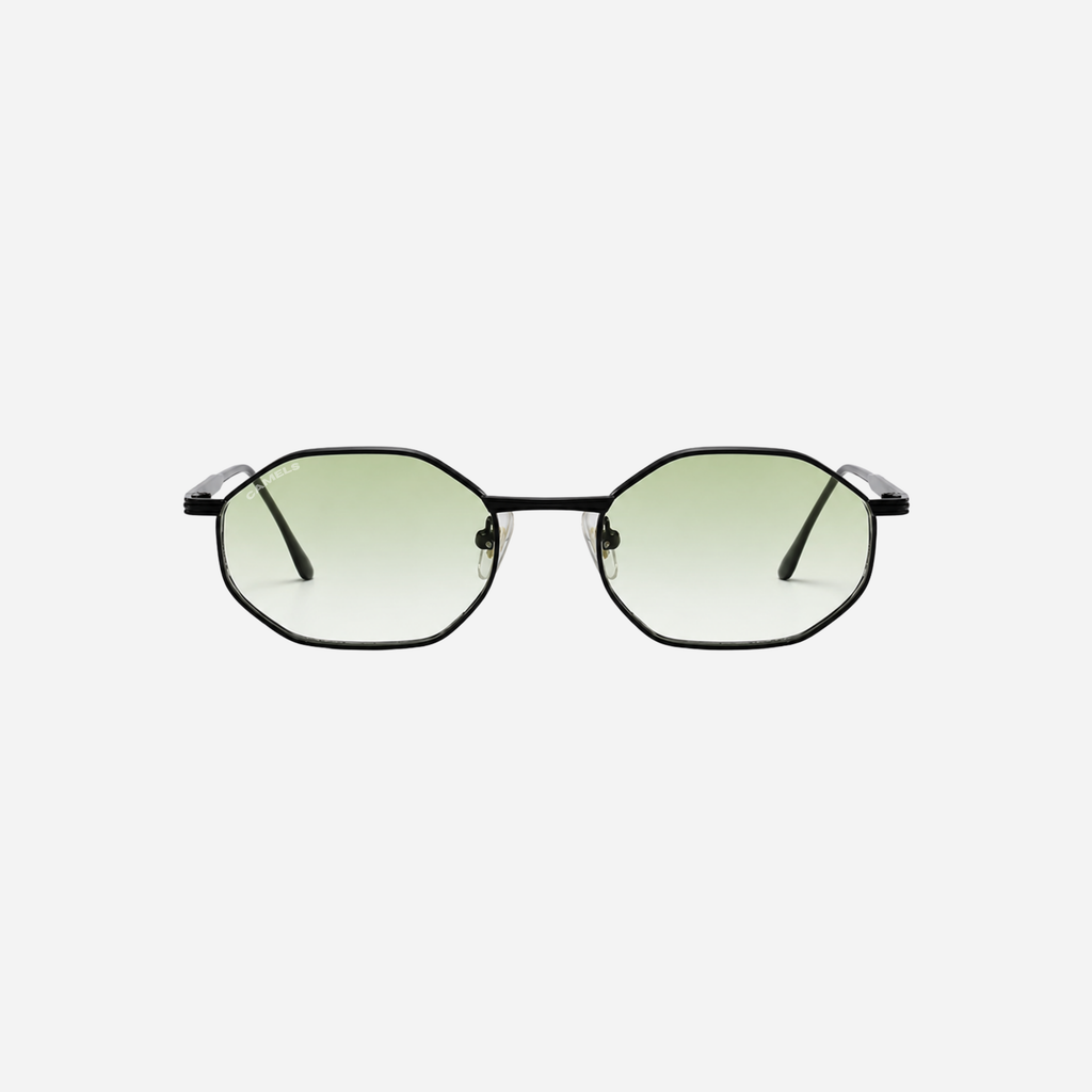 Oval Black Green